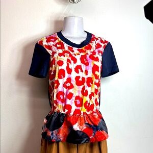 (A5) MARNI T-shirt/Cut and sew Red x Pink x Navy, etc.36 (Approx. XS)ITALY
